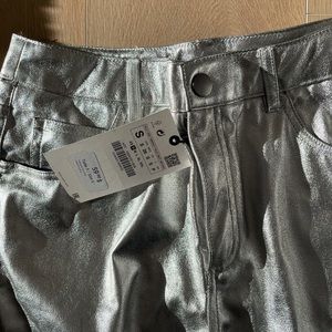 Zara metallic pant